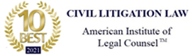 AIOLC 2021 10 Best Civil Litigation Attorney AIOLC 2021 10 Best Civil Litigation Attorney